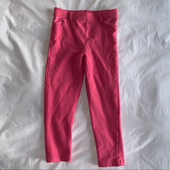 Girls pink jeggings - Picture 1 of 6